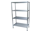 Prateleira de Aço Inox para Estoque de Cozinha na Vila Domitila