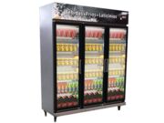 Expositor Refrigerador 3 Portas Cinza 1050 Litros Frilux - LANÇAMENTO