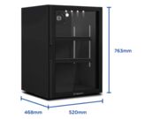 Expositor Refrigerador All Black para Balcões VB11 97 Litros Metalfrio - 370